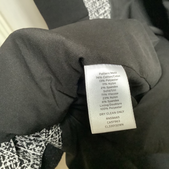 Classiques Entier Colorblock Sleeveless Dress Black/ White Size 20W - Picture 8 of 13